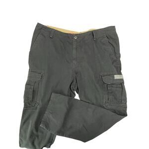 Unionbay Men’s Sportswear Cargo‎ Pants Sz 44/32 Black Straight Pockets